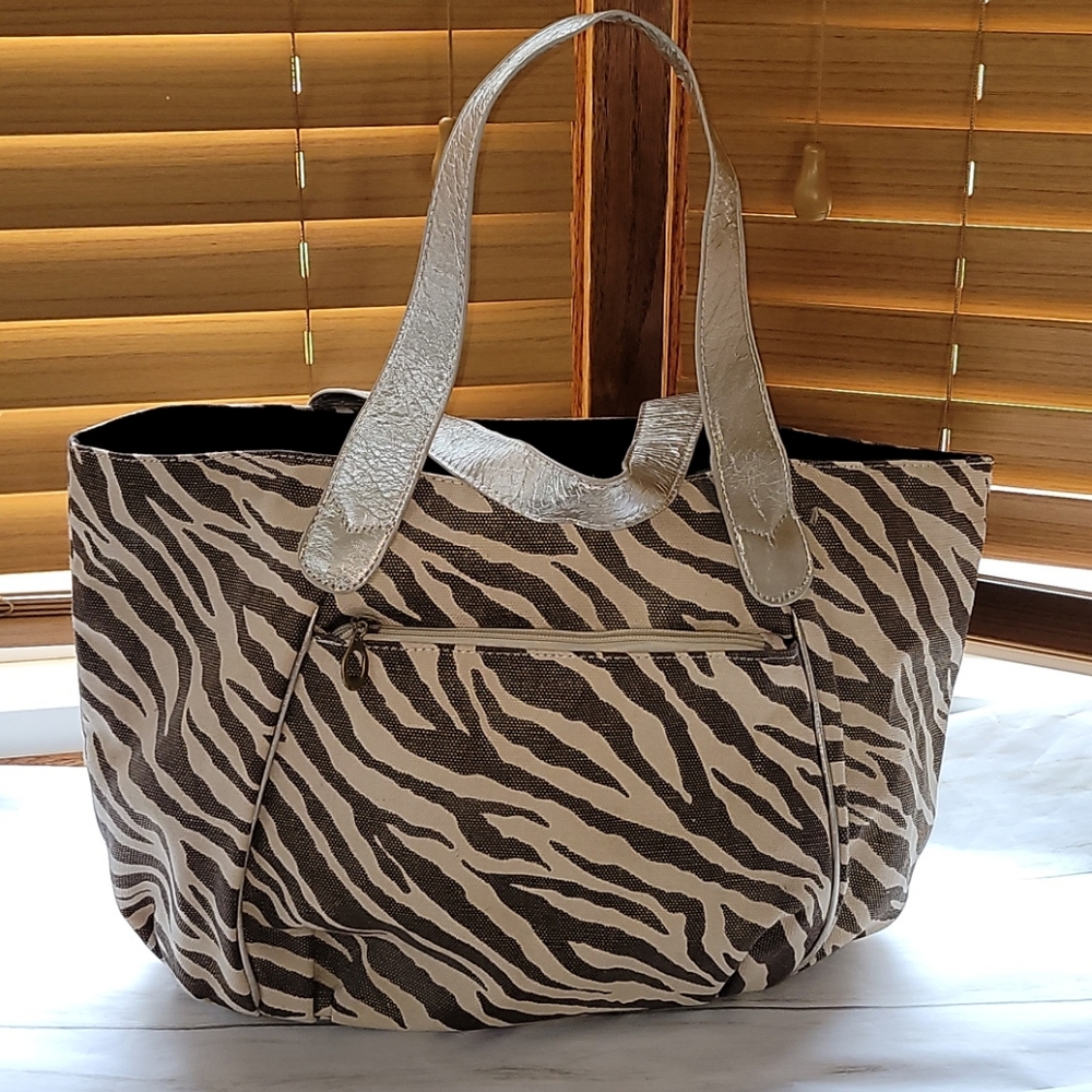 Zebra Print Tote